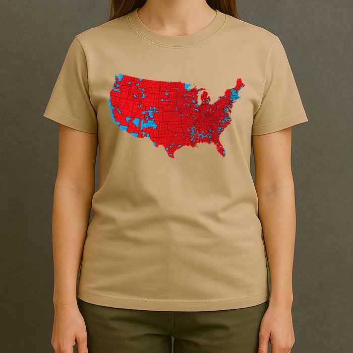 Accurate Map Of 2024 Election Results T-Shirt
