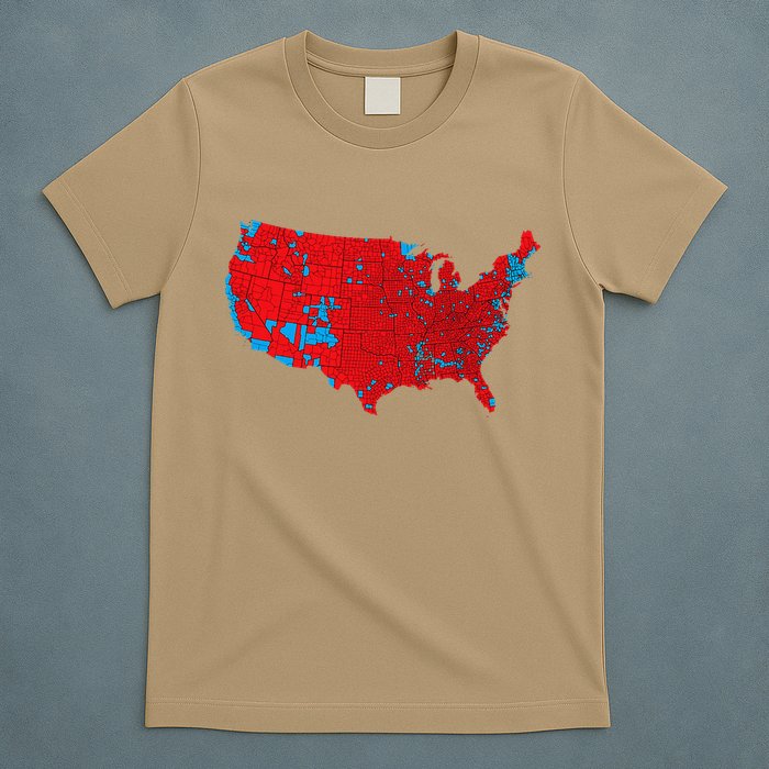 Accurate Map Of 2024 Election Results T-Shirt