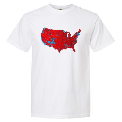 Accurate Map Of 2024 Election Results Garment-Dyed Heavyweight T-Shirt