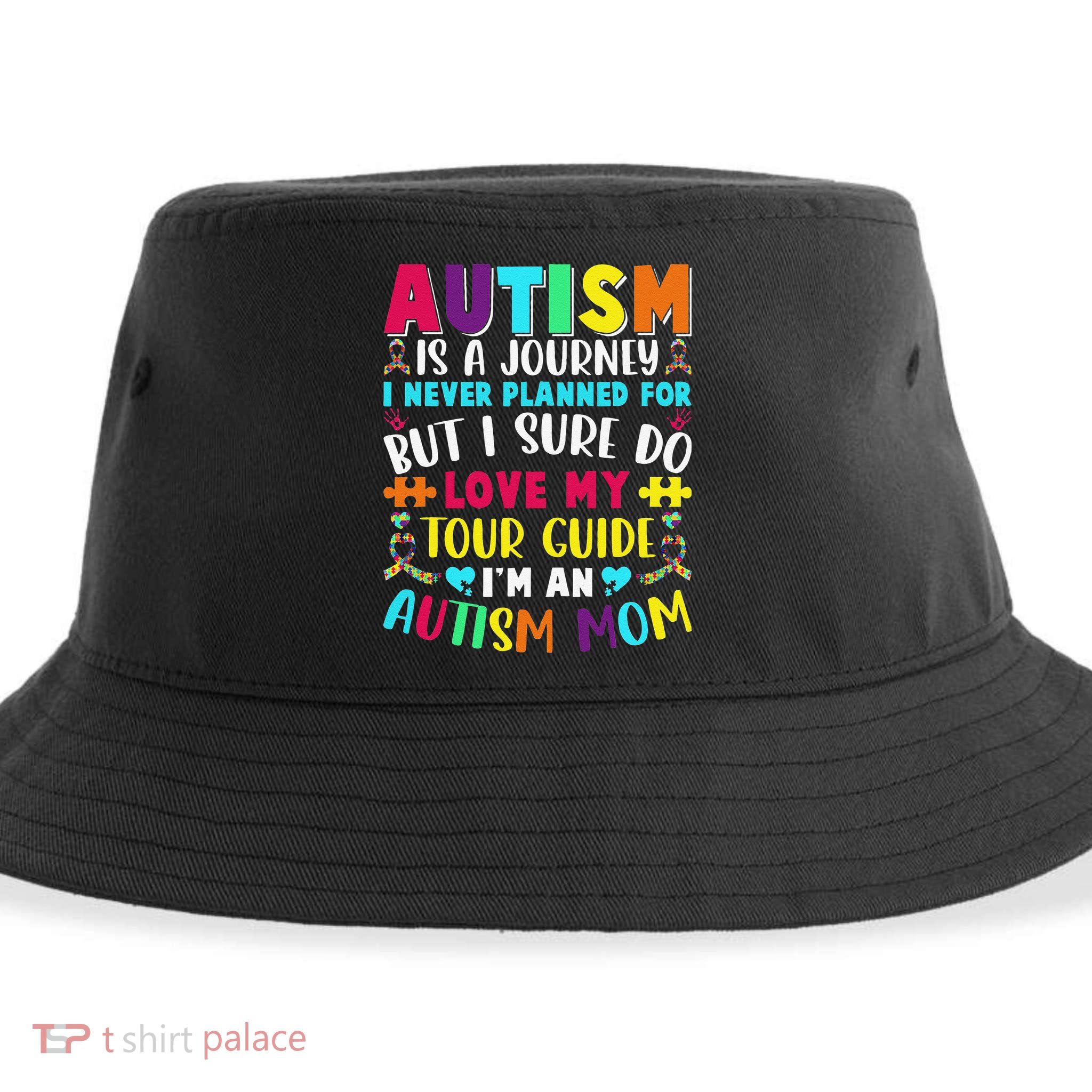 Autism Mom Outfit Autism Awareness Cute Autism Is A Journey Sustainable Bucket Hat