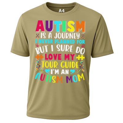 Autism Mom Outfit Autism Awareness Cute Autism Is A Journey Performance Shirt
