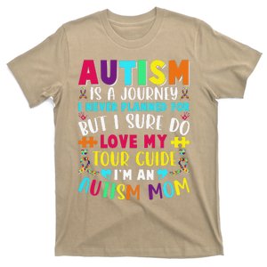 Autism Mom Outfit Autism Awareness Cute Autism Is A Journey T-Shirt