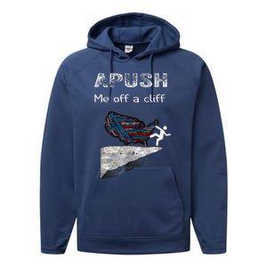 Apush Me Off A Cliff Performance Fleece Hoodie