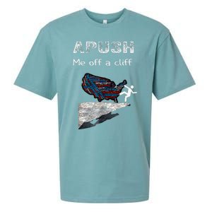 Apush Me Off A Cliff Sueded Cloud Jersey T-Shirt