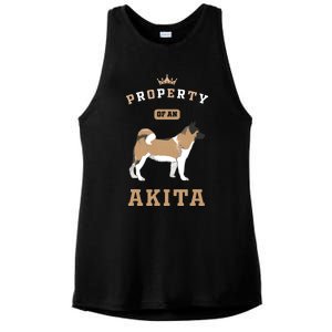 Akita Mom Or Akita Dad For Japanese Akita Or American Akita Ladies PosiCharge Tri-Blend Wicking Tank