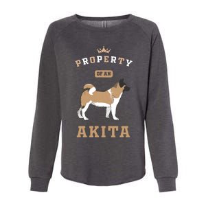 Akita Mom Or Akita Dad For Japanese Akita Or American Akita Womens California Wash Sweatshirt