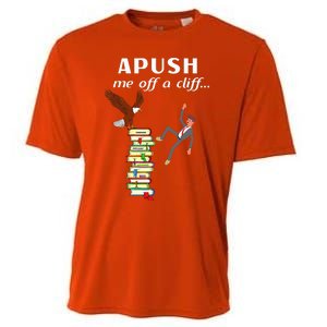 Apush Me Off A Cliff 2024 Ap Exam For Students Witty Cooling Performance Crew T-Shirt