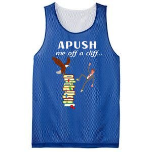 Apush Me Off A Cliff 2024 Ap Exam For Students Witty Mesh Reversible Basketball Jersey Tank