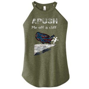 Apush Me Off A Cliff Funny Ap Us History Women's Perfect Tri Rocker Tank