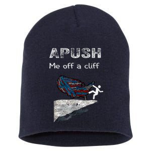 Apush Me Off A Cliff Funny Ap Us History Short Acrylic Beanie