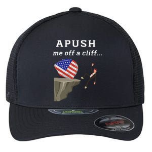 Apush Me Off A Cliff 2024 Ap Exam For Students Funny Trendy Flexfit Unipanel Trucker Cap