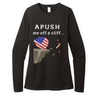 Apush Me Off A Cliff 2024 Ap Exam For Students Funny Trendy Womens CVC Long Sleeve Shirt