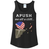 Apush Me Off A Cliff 2024 Ap Exam For Students Funny Trendy Ladies Essential Tank