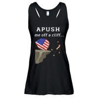 Apush Me Off A Cliff 2024 Ap Exam For Students Funny Trendy Ladies Essential Flowy Tank