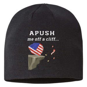 Apush Me Off A Cliff 2024 Ap Exam For Students Funny Trendy Sustainable Beanie