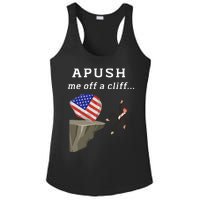 Apush Me Off A Cliff 2024 Ap Exam For Students Funny Trendy Ladies PosiCharge Competitor Racerback Tank