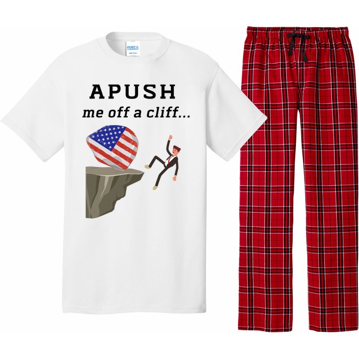 Apush Me Off A Cliff 2024 Ap Exam For Students Funny Trendy Pajama Set