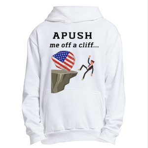 Apush Me Off A Cliff 2024 Ap Exam For Students Funny Trendy Urban Pullover Hoodie