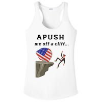 Apush Me Off A Cliff 2024 Ap Exam For Students Funny Trendy Ladies PosiCharge Competitor Racerback Tank