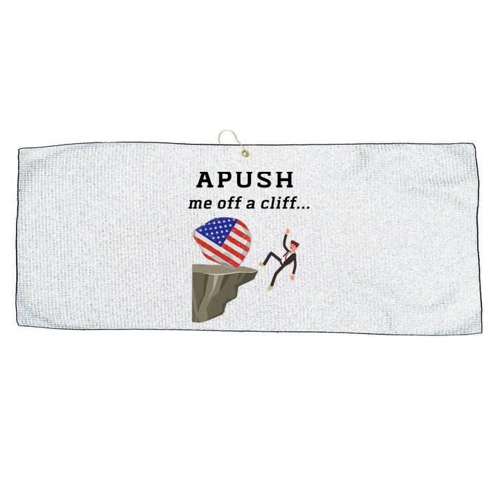 Apush Me Off A Cliff 2024 Ap Exam For Students Funny Trendy Large Microfiber Waffle Golf Towel