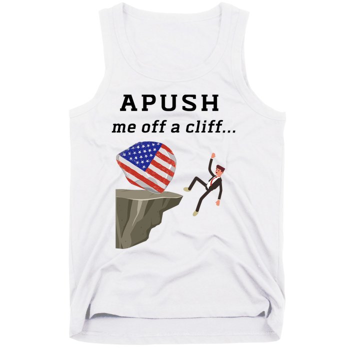 Apush Me Off A Cliff 2024 Ap Exam For Students Funny Trendy Tank Top