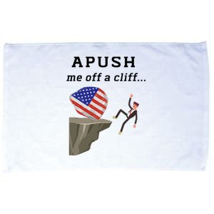 Apush Me Off A Cliff 2024 Ap Exam For Students Funny Trendy Microfiber Hand Towel