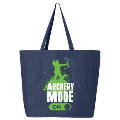 Archery Mode On Cool Hunting Bow Arrow Men Archer Gift 25L Jumbo Tote