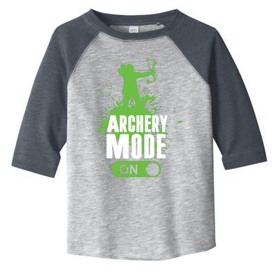 Archery Mode On Cool Hunting Bow Arrow Men Archer Gift Toddler Fine Jersey T-Shirt