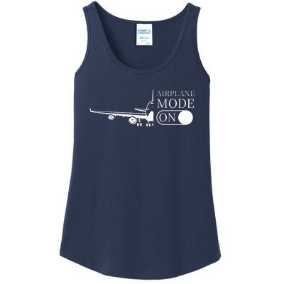 Airplane Mode On Ladies Essential Tank