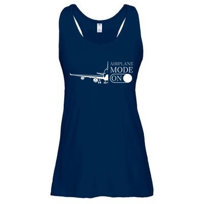 Airplane Mode On Ladies Essential Flowy Tank