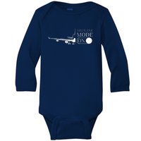 Airplane Mode On Baby Long Sleeve Bodysuit