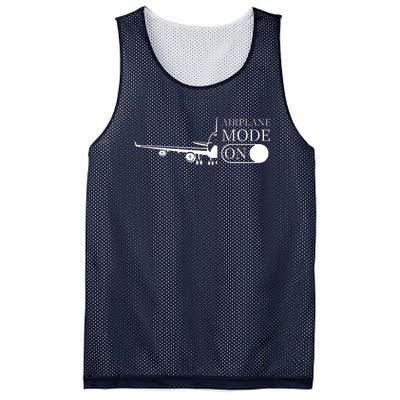 Airplane Mode On Mesh Reversible Basketball Jersey Tank