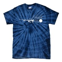 Airplane Mode On Tie-Dye T-Shirt