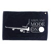 Airplane Mode On Grommeted Golf Towel