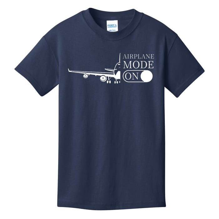 Airplane Mode On Kids T-Shirt