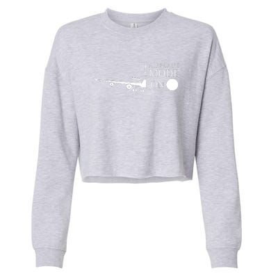 Airplane Mode On Cropped Pullover Crew