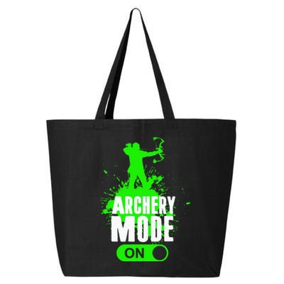 Archery Mode On Cool Hunting Bow Arrow Archer Gift 25L Jumbo Tote