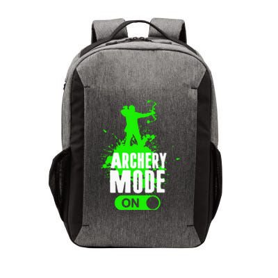 Archery Mode On Cool Hunting Bow Arrow Archer Gift Vector Backpack