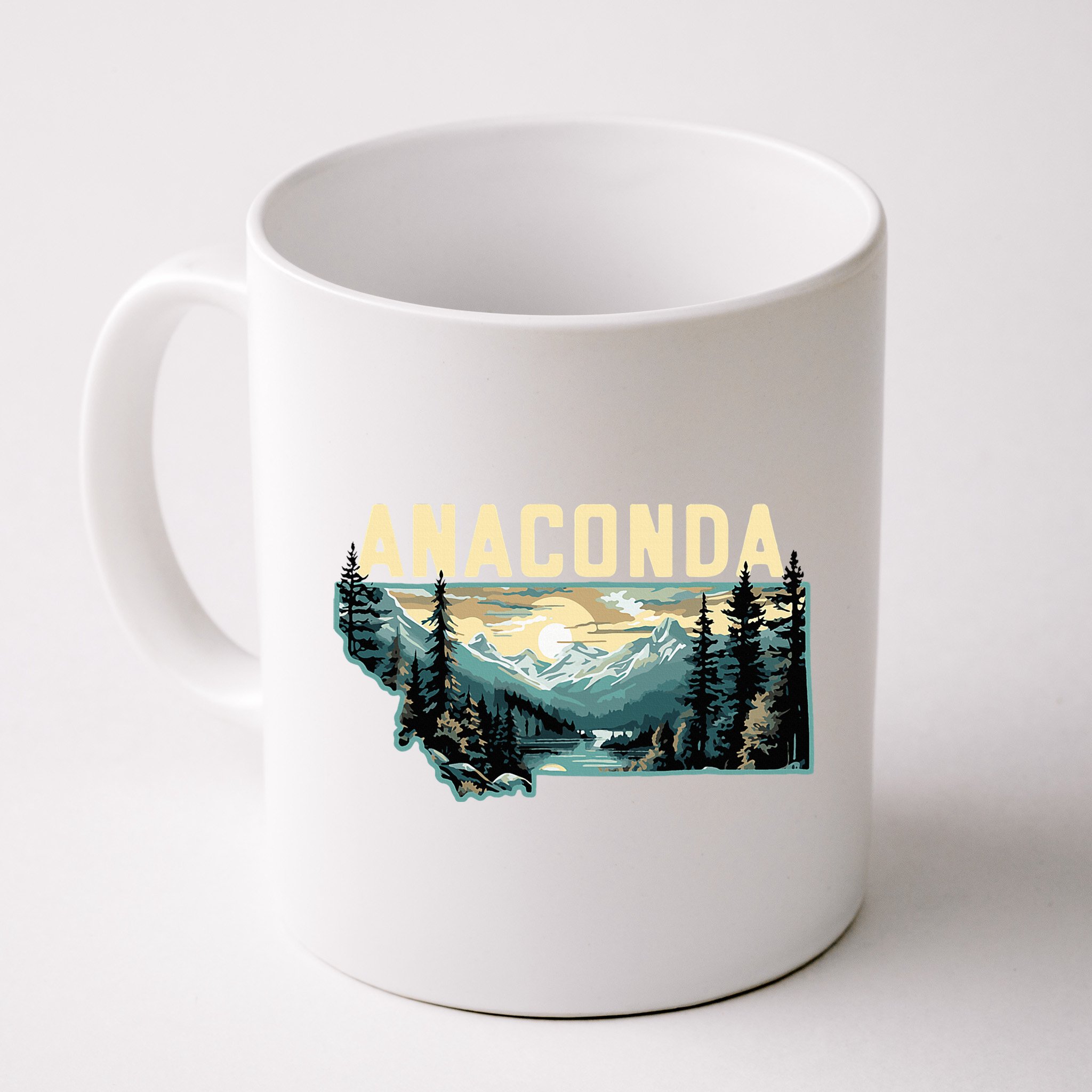 Anaconda Montana Outdoor Art Retro Hiking Mug