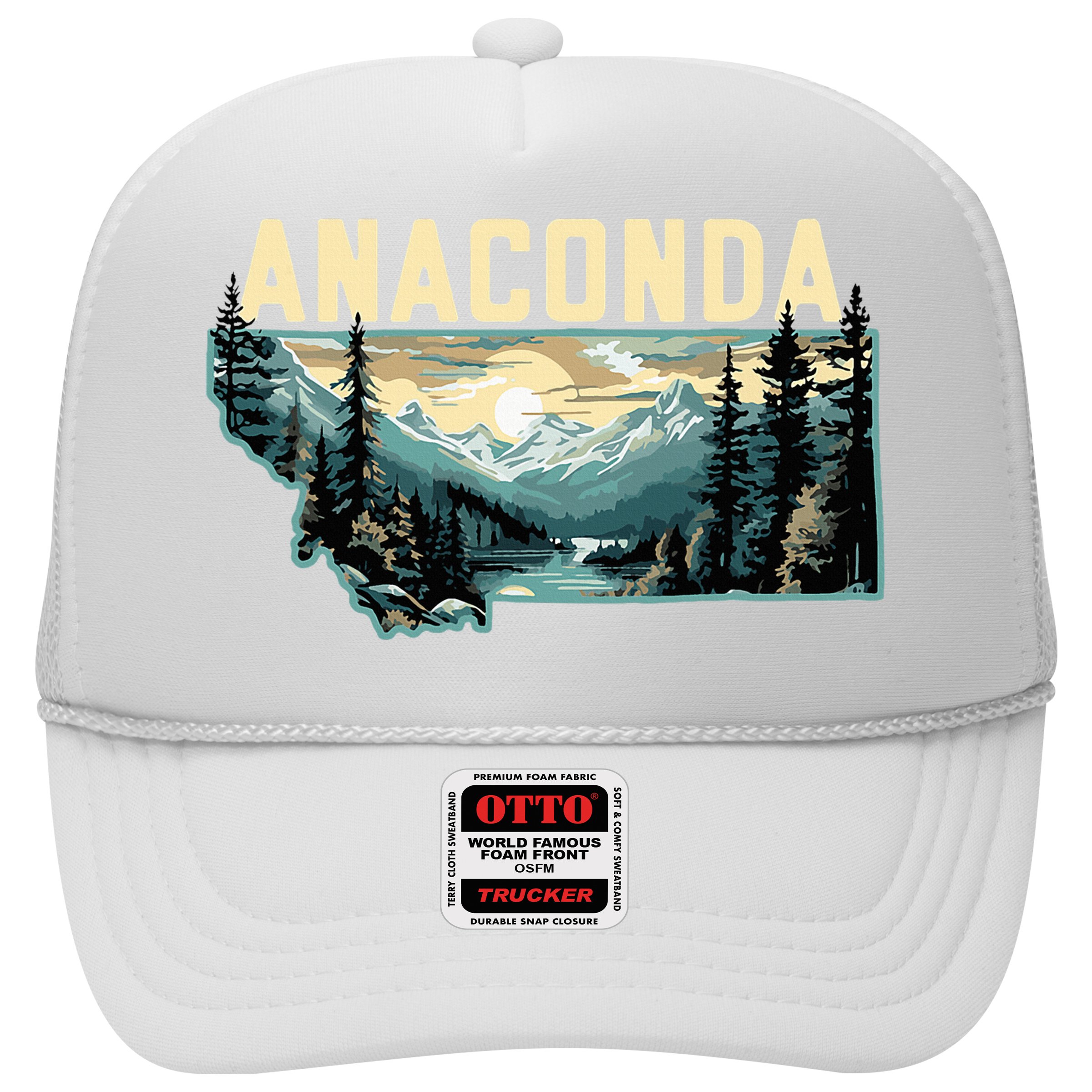 Anaconda Montana Outdoor Art Retro Hiking Hat