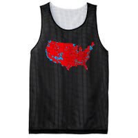 Accurate Map Of 2024 Election Results Mesh Reversible Basketball Jersey Tank