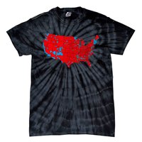 Accurate Map Of 2024 Election Results Tie-Dye T-Shirt