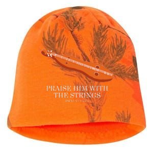 Appalachian Music Praise Him With The Strings Dulcimer Kati - Camo Knit Beanie