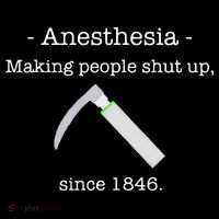 Anesthesia Making People Shut Up Since 1846 Drawstring Bag