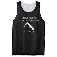 Anesthesia Making People Shut Up Since 1846 Mesh Reversible Basketball Jersey Tank