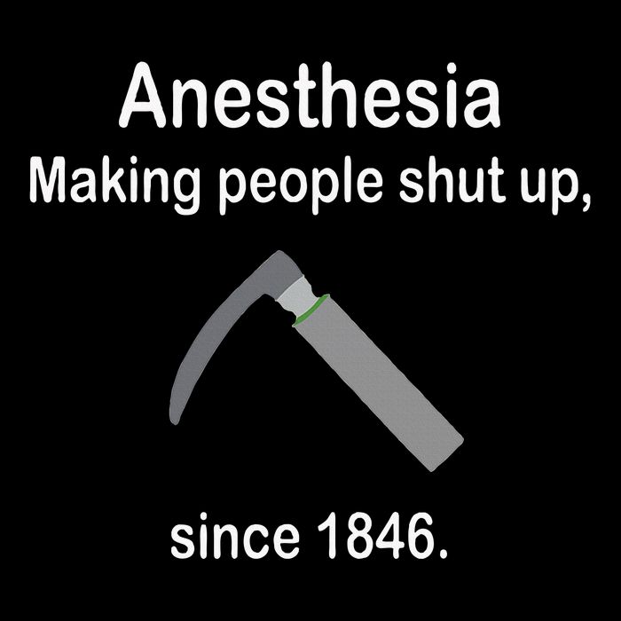 Anesthesia Making People Shut Up 7-Panel Snapback Hat