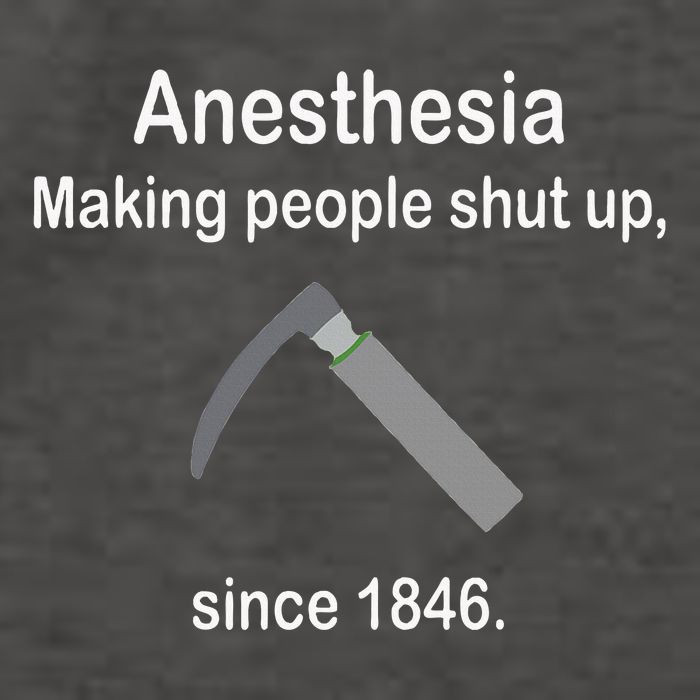 Anesthesia Making People Shut Up Vector Backpack