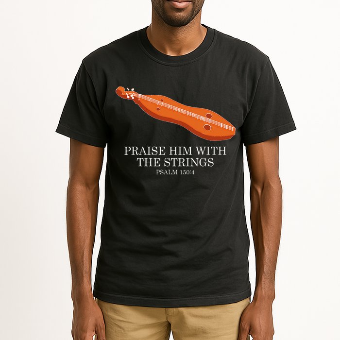 Appalachian Music Praise Him With The Strings Dulcimer Tall T-Shirt