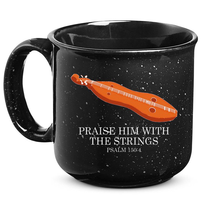 Appalachian Music Praise Him With The Strings Dulcimer 15oz Campfire Ceramic Mug