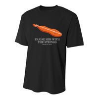 Appalachian Music Praise Him With The Strings Dulcimer Youth Performance Sprint T-Shirt